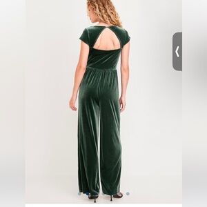 NWT Old Navy Fit & Flare Velvet Jumpsuit sz S
